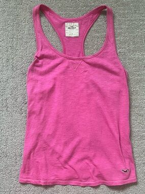 Hollister Hot Pink Racerback Tank Top - Women's